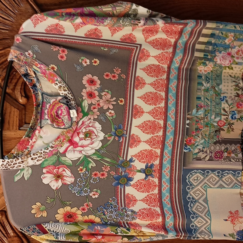 Multicolor Patchwork Dress - Picture 3 of 11